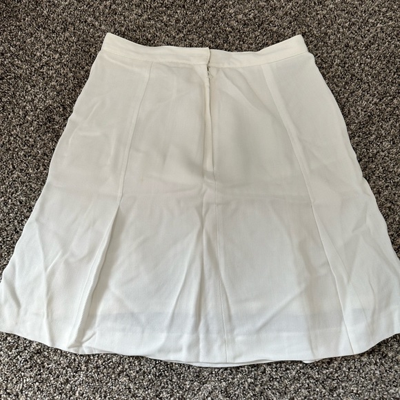 Kasper Cream Skater Skirt - Picture 2 of 4
